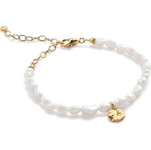 Monica Vinader Capri Keshi Pearl Bracelet. New With TAG.